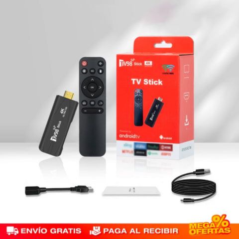 Convertidor Smart Tv CON CONTROL REMOTO+🎁incluye MÁS DE 1300 canales🎁