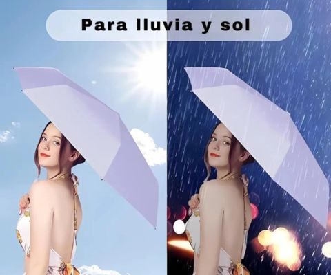 Mini Sombrilla Compacta: Protección Contra la Lluvia y Rayos UV,+🎁obsequio sorpresa🎁