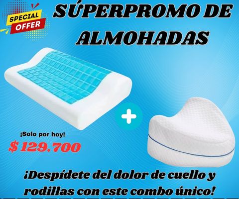 😴Sueño Sin Dolor - Combo ¡Despídete del dolor de cuello y rodillas!