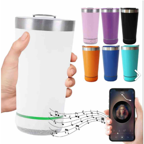 Vaso Térmico Premium con Parlante Bluetooth