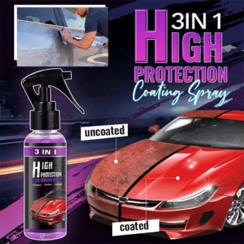 ¡Descubre el poder del cuidado automotriz con CARCOAT en spray 3 en 1!