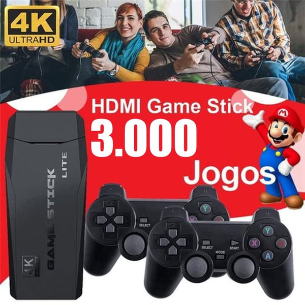 Juega Retro 4K//🎮Consola Clásica con 3000 Juegos🎮+🎁bono regalo🎁